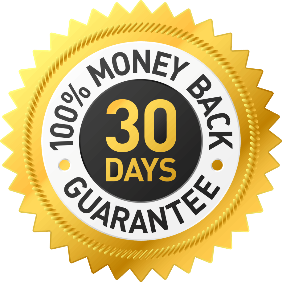 ClickFunnels 30 day money back guarantee badge showing risk free trial